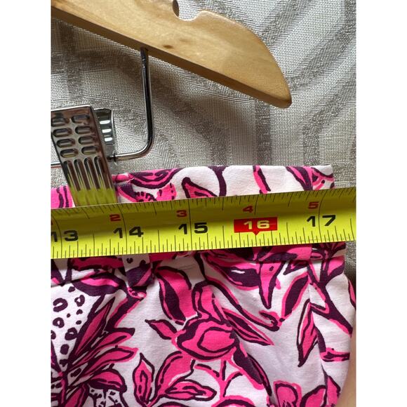 Lilly Pulitzer Elderflower Blossom Lil Escape Plan Shorts Women’s Size 16 NWT - Picture 6 of 8